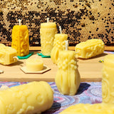 100% pure beeswax candles - Rose & Bouquet