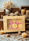 Tea Light Beeswax Candle Gift Sets with holder