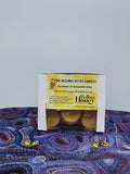 Votive 7 Beeswax Candle gift set with holder