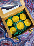 Tea Light Beeswax Candle Gift Sets with holder