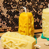 100% pure beeswax candles - Rose & Bouquet